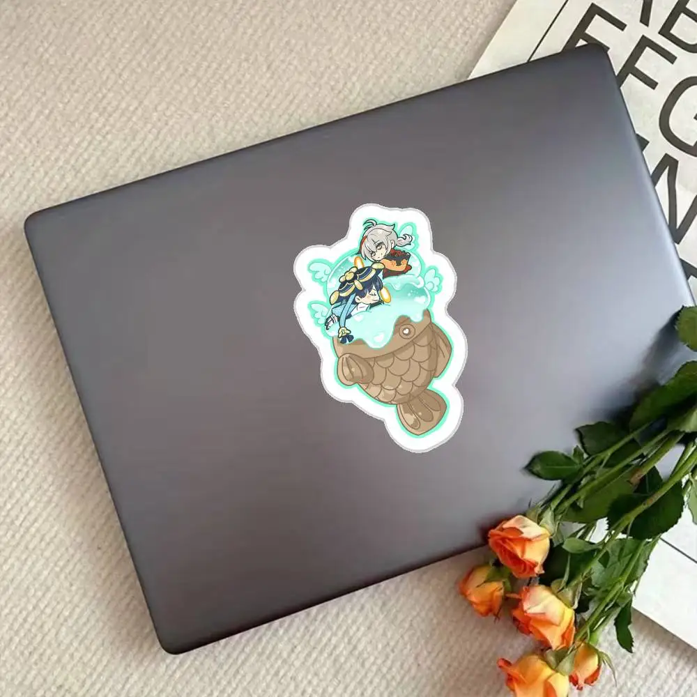 Minty KazuScara Waterproof Stickers For Decorating Car Windows Motorcycles And Computers.