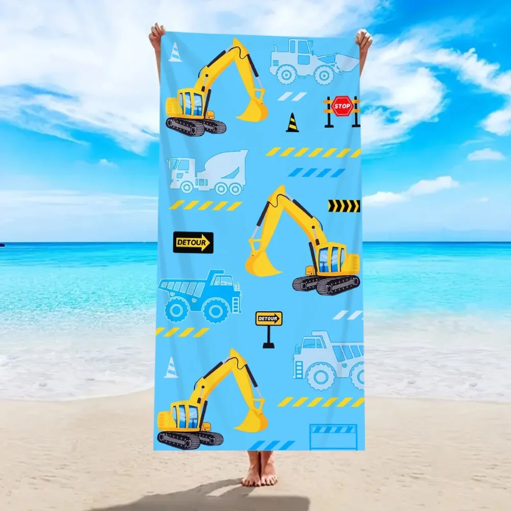 1pc Ultra fine fiber quick drying absorbent beach towel, multifunctional beach towel for sports, swimming, gym, shower room