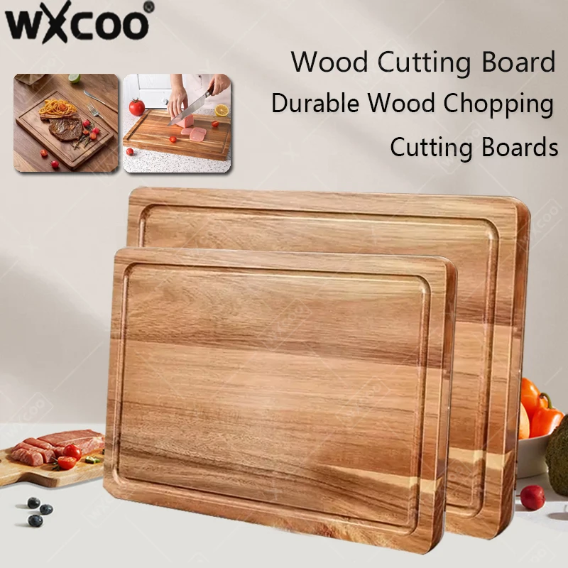 

Kitchen Wooden Cutting Board Thicken Durable Chopping Board Kitchen Vegetable Fruit Solid Wood Cutting Boards for Cooking Tools
