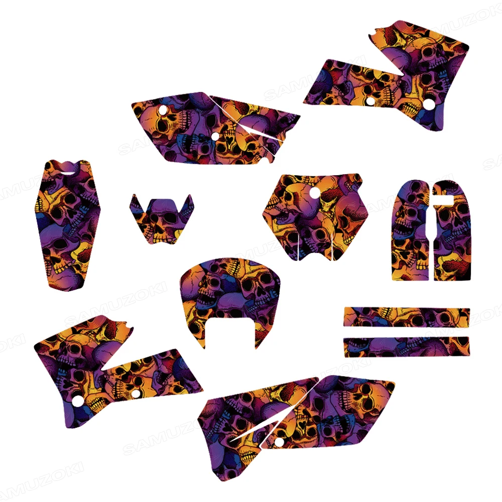 

Motorcycle decorativ with full pattern background suitable for SX series 125 250 300 SXF SX-F 250 350 450 2005 2006