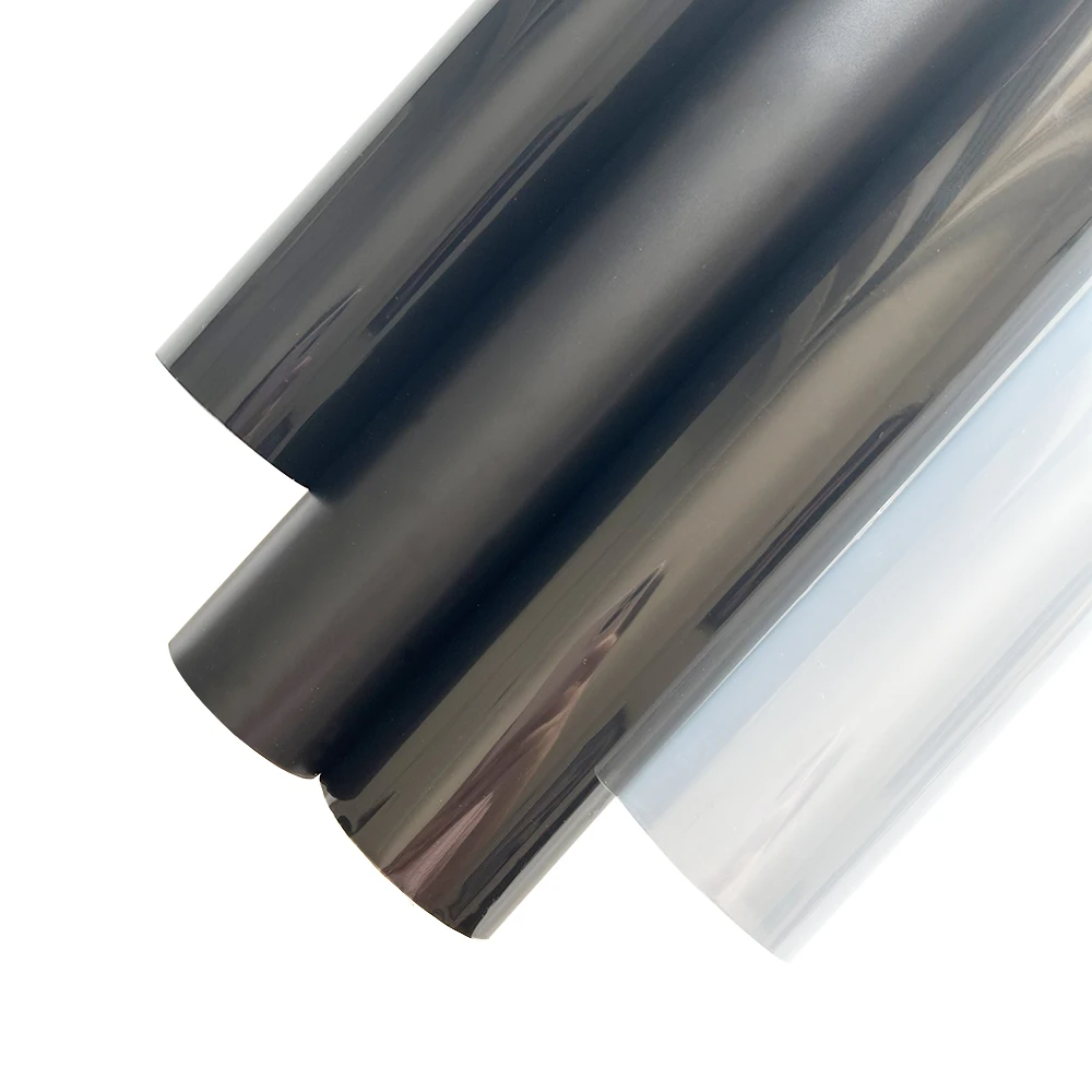 Glossy Deep Black Tint Vinyl Film Roll – 12" X 78" For Headlights, Taillights & Fog Lamps