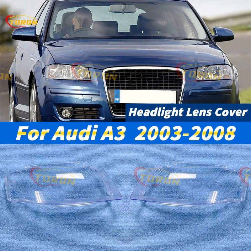 

For Audi A3 2003-2008 Car Headlight Lens Cover Headlamp Shade Head Lamp headlight lamp cover automobil parts accessori car parts