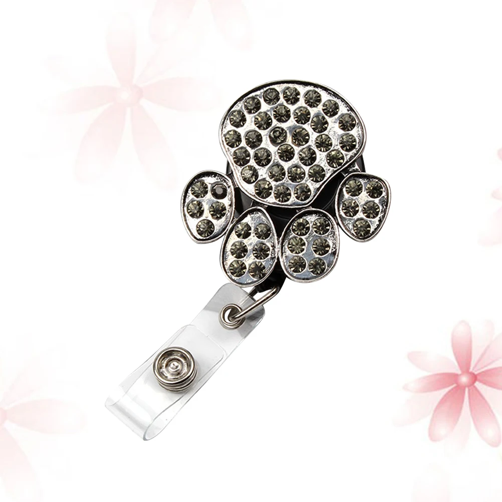 

Катушка для бейджа в форме ладони, выдвижной держатель для бейджа для офиса, медсестер, студентов, выставок, телескопическая пряжка, легкая