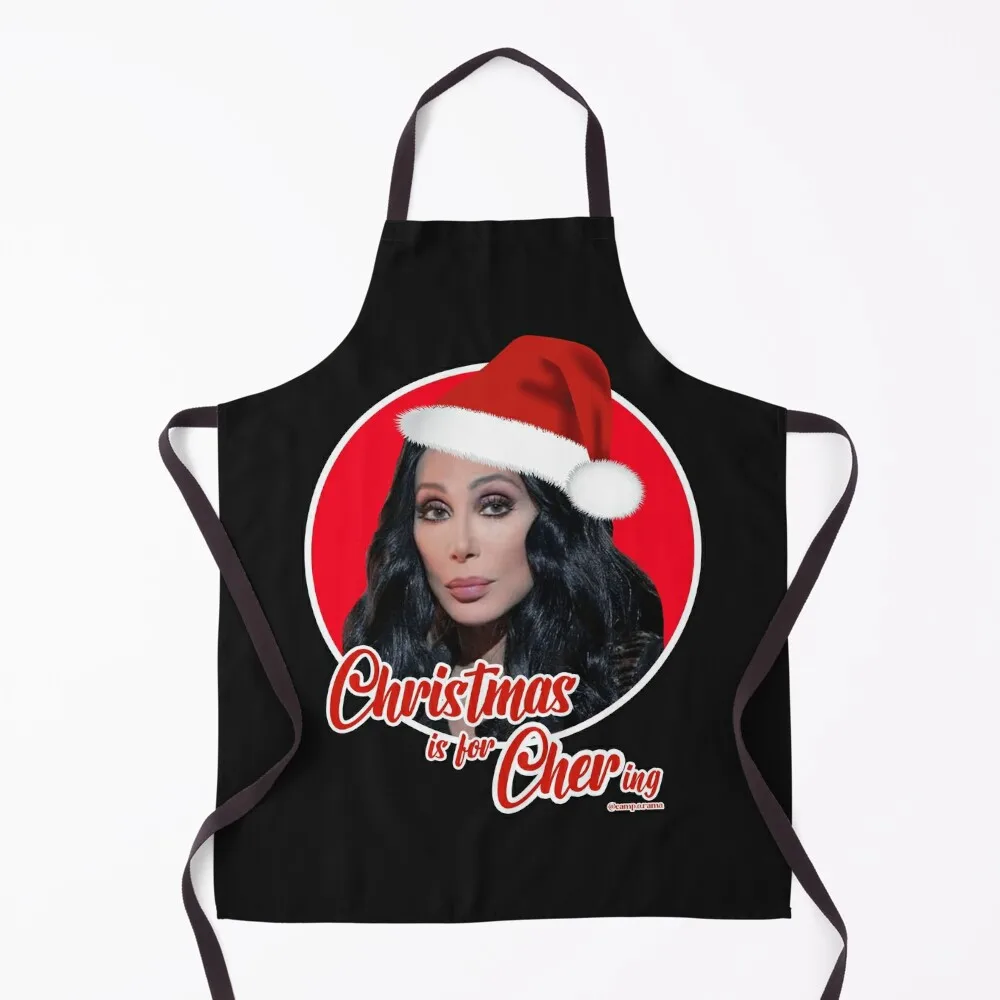 

Christmas Cher Apron kitchen clothes for men Kitchen Handle For Women Waiter Uniforms Apron