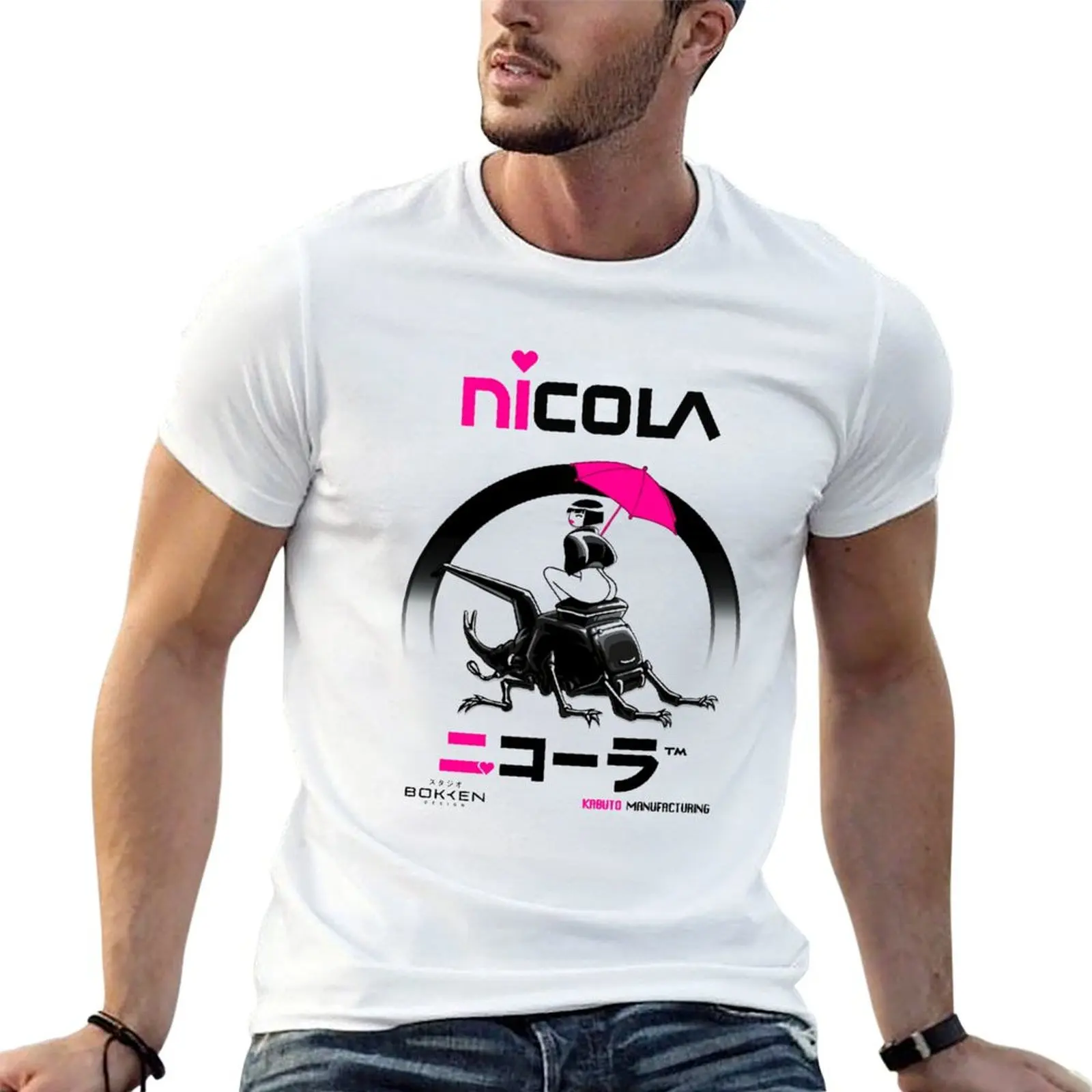 Nicola Taste The Love Cyberpunk T-Shirt luxury t-shirt vintage graphic tee mens fashion