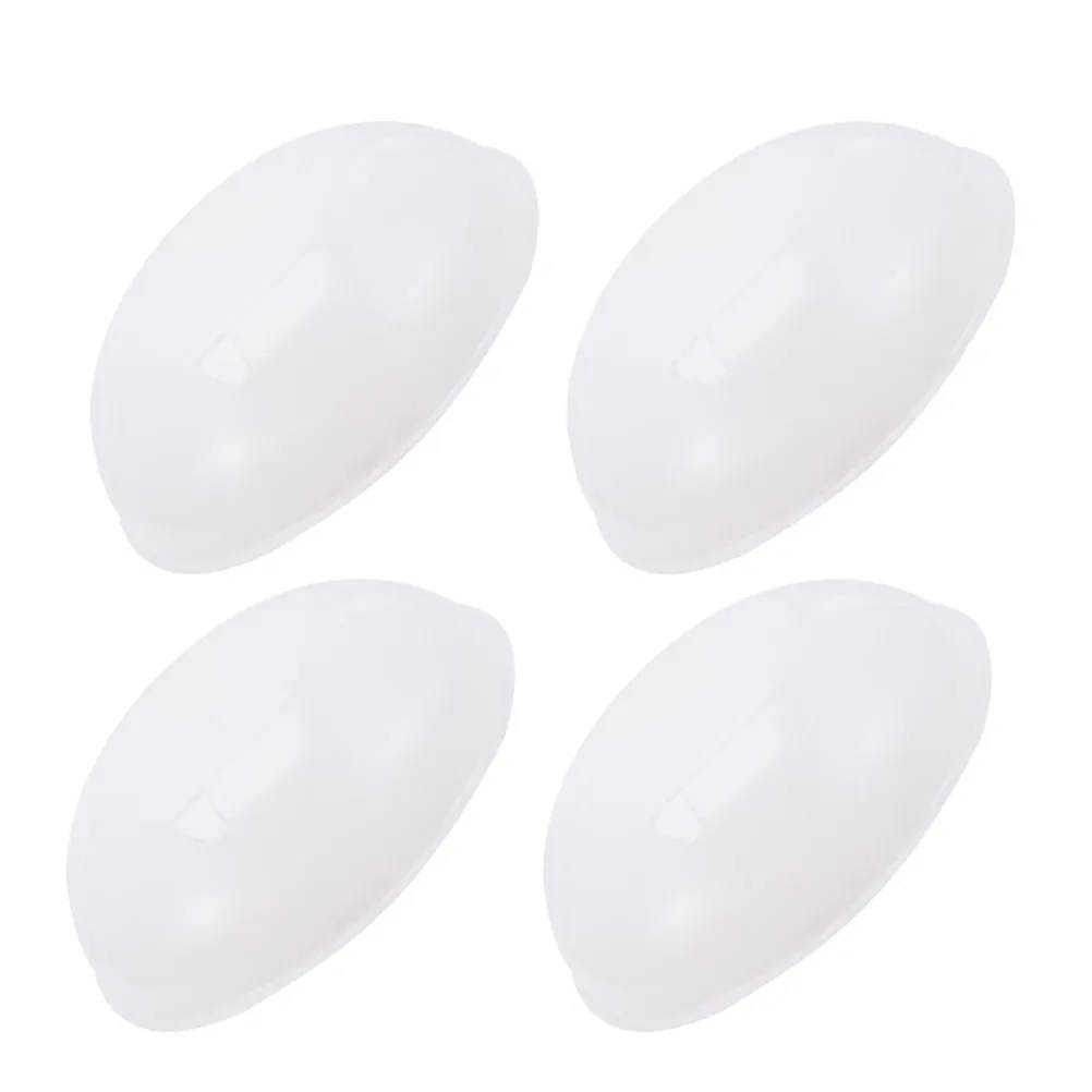 4Pcs LED Ceiling Light Replacement Cover Round Plastic Diffuser Shade for Hallway Corridor Balcony Minimalist Elegant Light