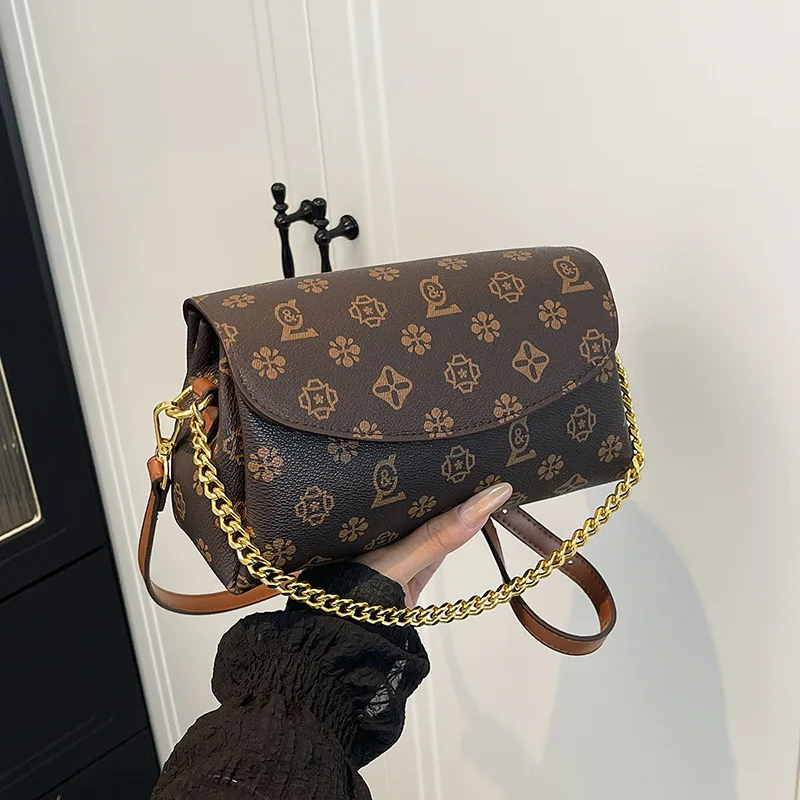 

2025 New Crossbody Bag for Women, Vintage Floral Pattern Backpack, Multi-way Textured Shoulder Purse for Dating & Commute​