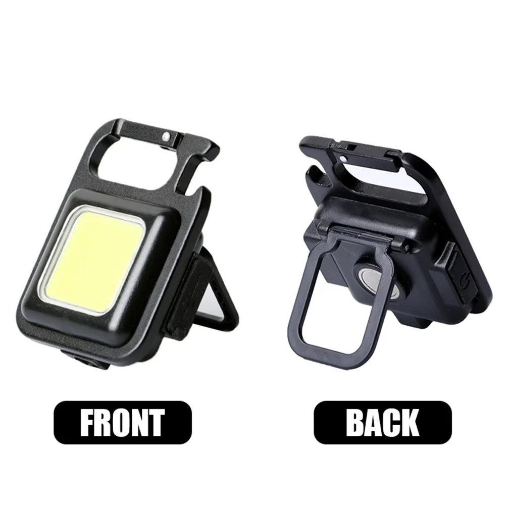 

Portable COB Camping Lamps USB Charging LED Lights Lanterna Mini LED Multifunctional Portable Keychain Flashlight Night Light