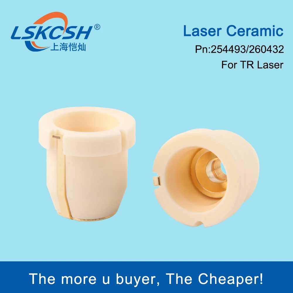 LSKCSH Laser keramik/pemegang nozel, kualitas lebih baik tipe 0260432/260432/254493 untuk Co2 Logam Laser pemotong mesin habis pakai