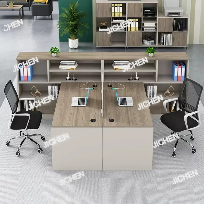 

Комбинированный офисный стол и стул для персонала, двойная финансовая станция, карточное сиденье, стол для персонала, простой современный офисный стол