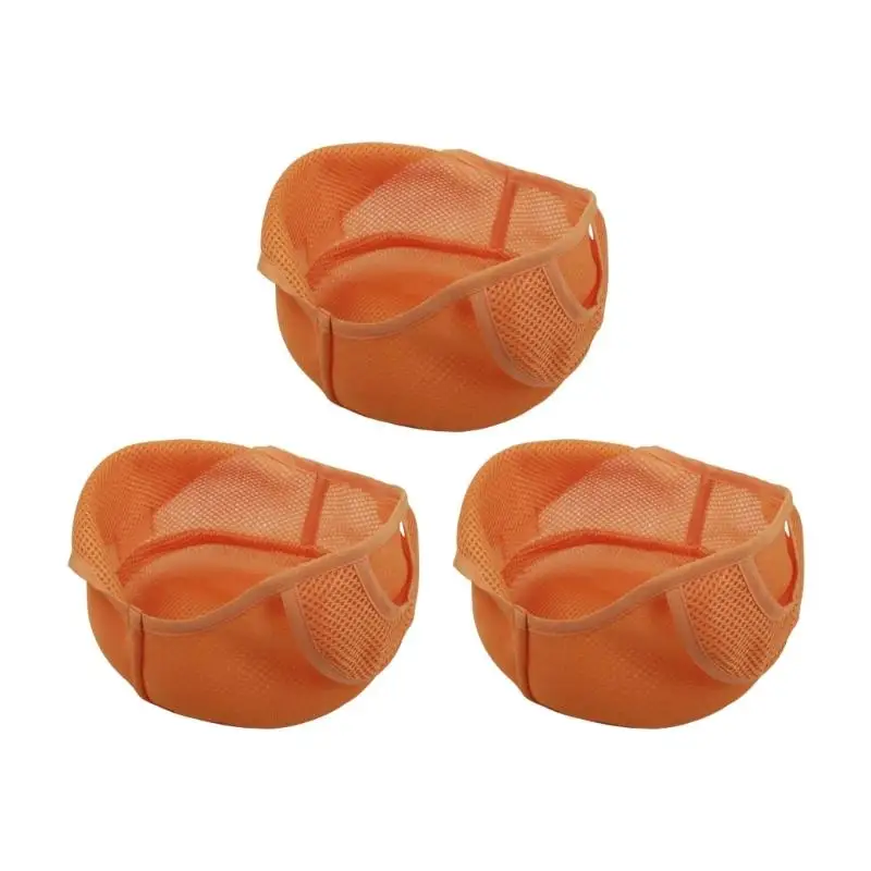 Work Helmet Sweat Pad Full Coverage Ventilated Fabric Insert, 3 Pack Comfort Support for Construction Welding Use D2RC