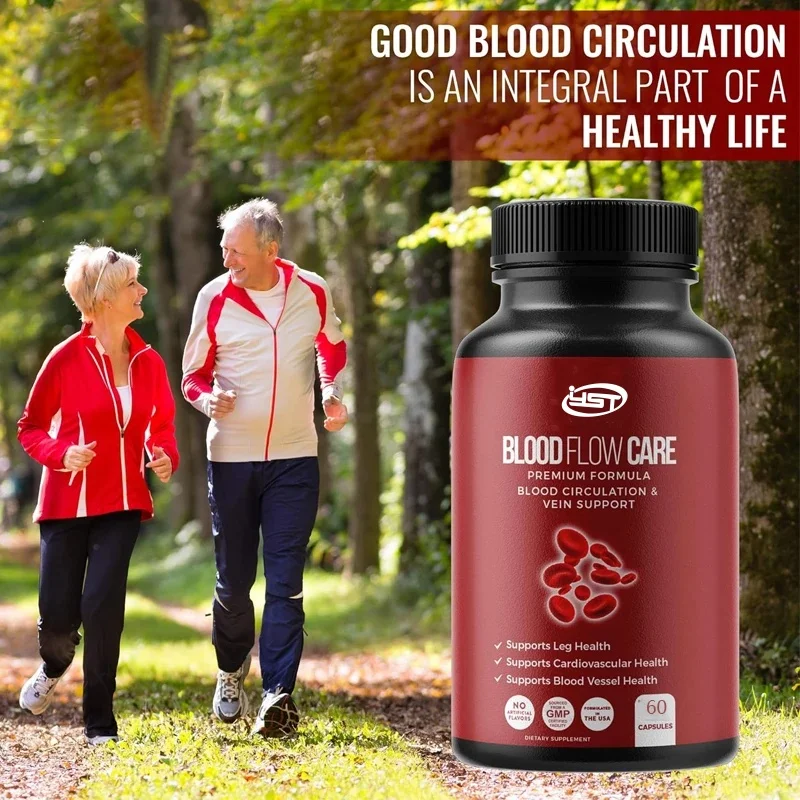 Blood circulation supplement,supporting leg veins, heart, blood vessels, and cardiovascular health,containing niacin, ginger,etc