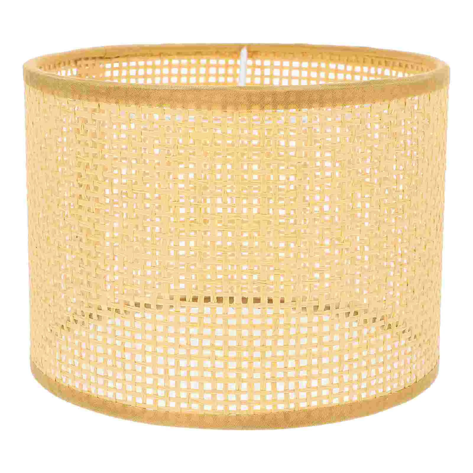 

Rattan Lampshade Clip Basket Shades Ceiling Light Lampshades Floor Accessories Decorate