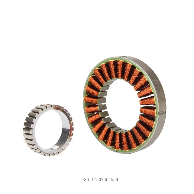 2025 큐브마스 RI100 3상 프레임리스 BLDC 마그넷 BLDC DC 모터 홀 센서 포함