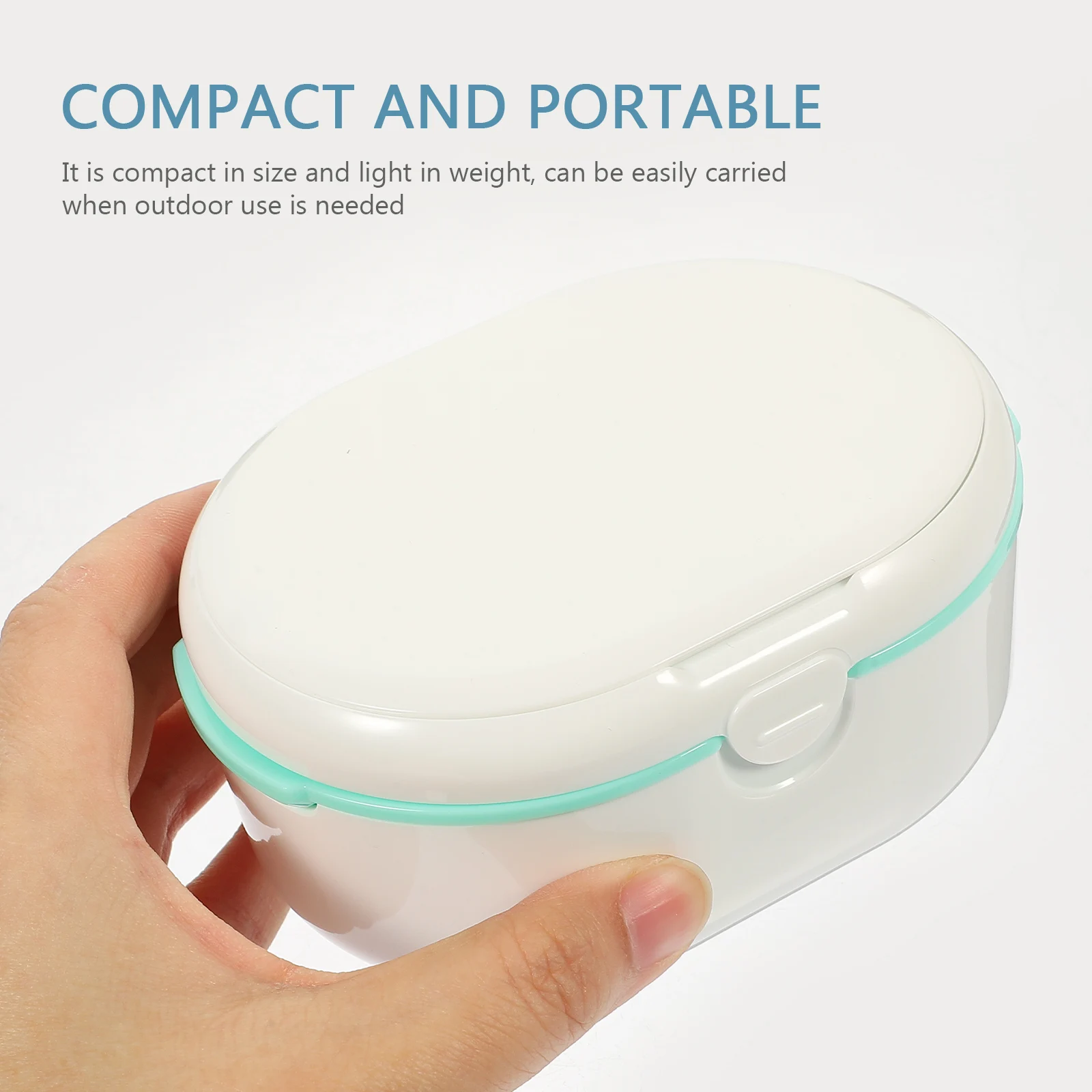 

Braces Storage Box thodontic Retainer Case Container Denture Pp Practical Carrier Reusable Tooth Brace Storage Box Dustproof