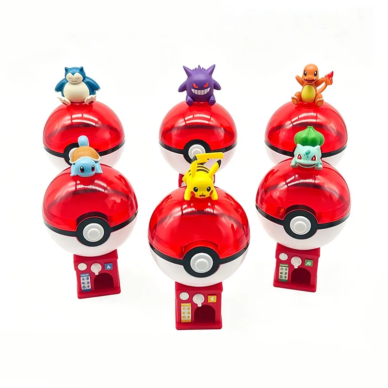 Pokémon Original, Anime, Poké Ball Hecha a Mano, Dragón de Fuego, Tortuga, Mascota Pokémon, Mini Juguete Decorativo, Modelo de Regalo