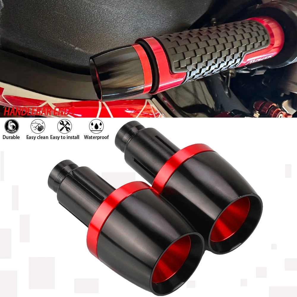 

For Ducati Carbon XDiavel/S XDiavel S Diavel 1260 1200 2011-2016 Motorcycle Handlebar Grips Ends Plug Slider Caps Handle bar end