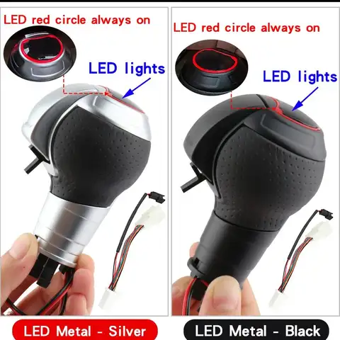 인피니티 QX50 Q60 Q50 QX70 QX80 EX FX35 G37 기어 변속 노브 닛산 자동차 액세서리 메탈 LED 기어 스틱 레버 기어 로드