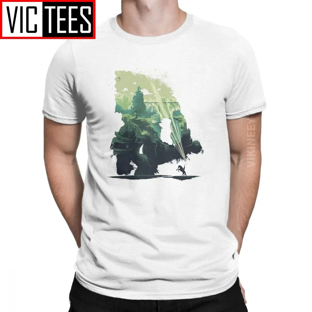 Funny Shadow Of The Colossus Colossal World T-Shirt Men Cotton T Shirt 2024 Adult Clothes Oversized Streetwear