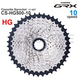 SHIMANO GRX Cassette Sprocket CS-HG500-10 10-Speed - HYPERGLIDE -11-42T, 11-34T 11-32T 11-25T 12-28T Original