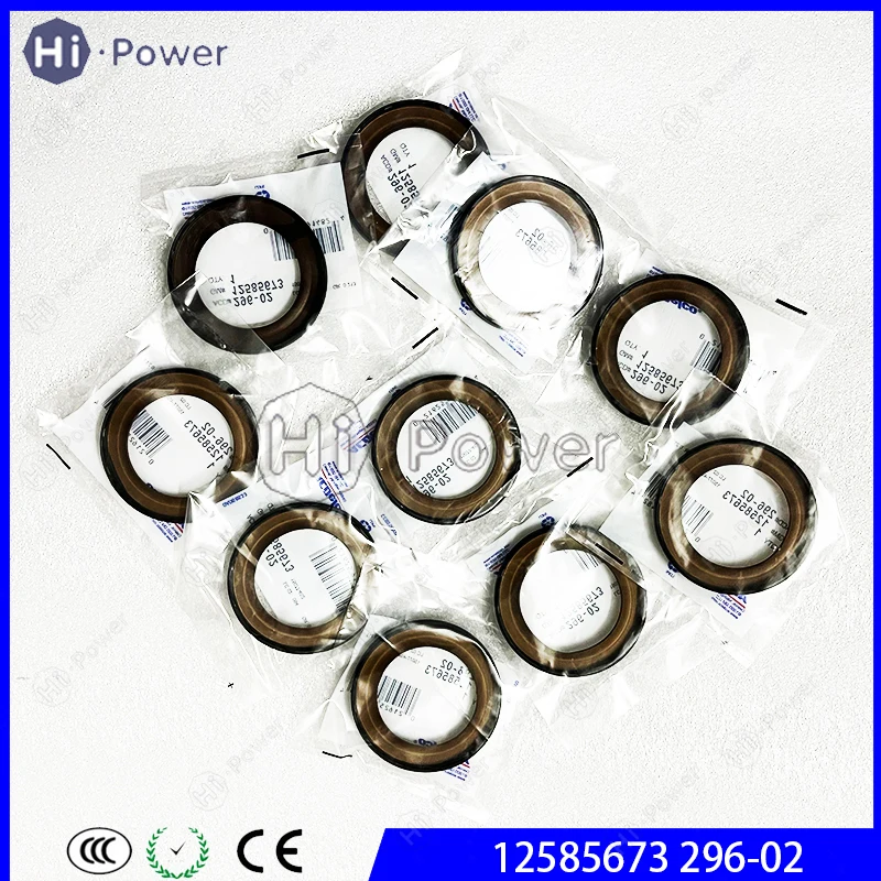 10PCS Crankshaft Crank Seal For Chevrolet Camaro Trailblazer Hummer H2 H3 Cadillac Escalade Pontiac 12585673