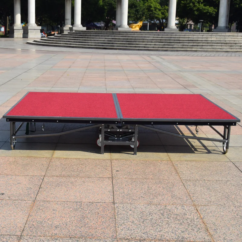 Popular Crowd Fencing Barrier and Folding Portable Stage for Events