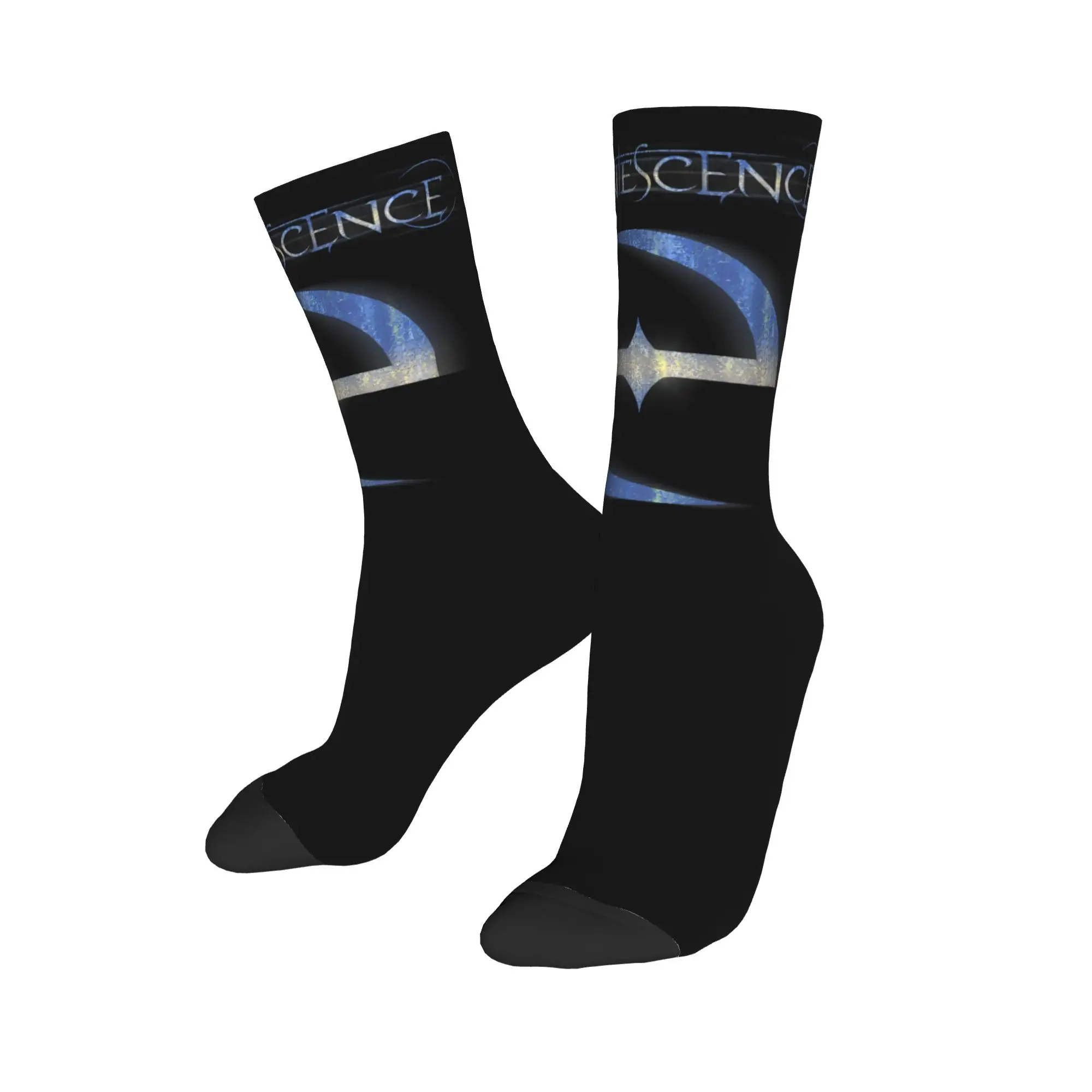 Evanescence Logo Box Socks Men's Women's Polyester Casual  Socks Novelty Spring Summer Autumn Winter Middle Tube Stockings Gifts