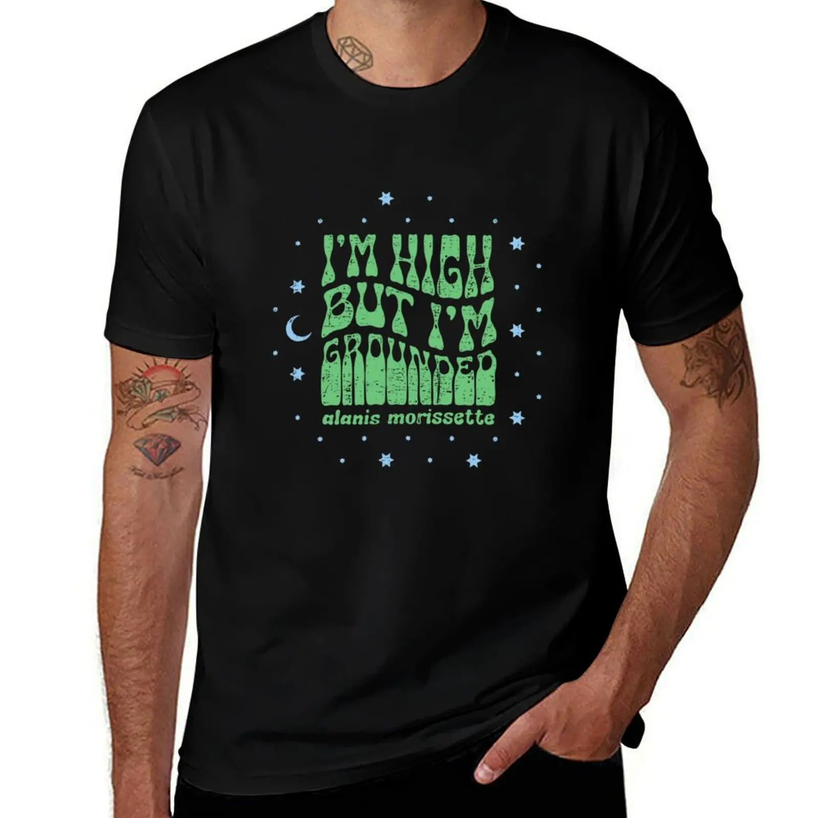 I'm High But I'm Grounded Alanis Morissette Shirt For Men, For Women, Gift For Alternative Rock Music T-Shirt