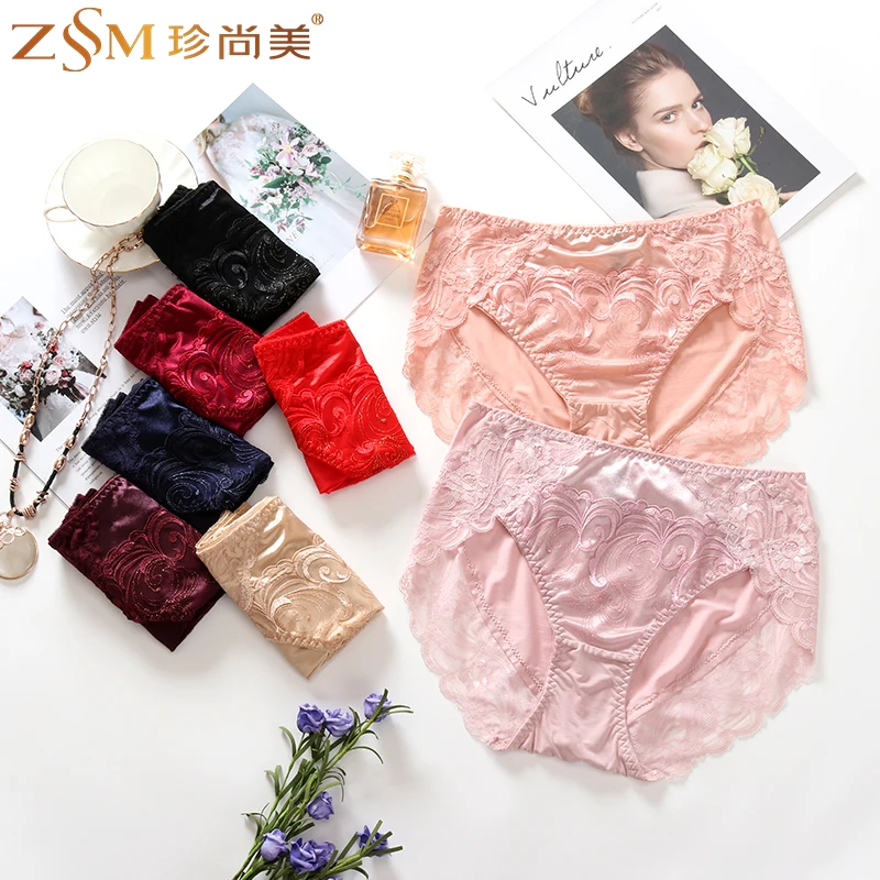 

Fashion Sexy Panties Comfortable Briefs Exquisite Shorts Floral Lingerie Lace Underwear Women Underpants