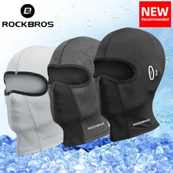 ROCKBROS Motorcycle Mask Sun UV Protection For The Face Summer Breathable Balaclava Glasses Hole Quick-Drying Cycling Mask