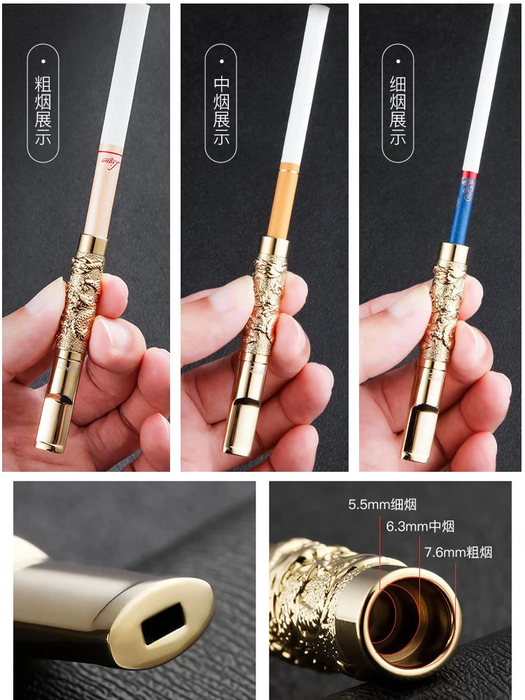 Why the Zobo-Genuine Full Metal Cigarette Holder is the Best Choice for  Health-Conscious Smokers