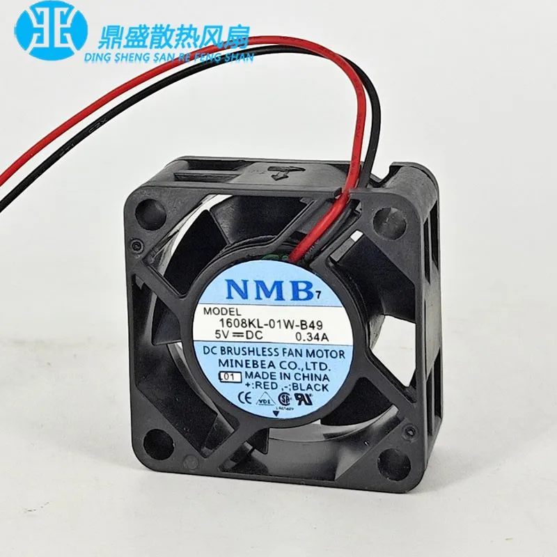 1pcs * 1608KL-01W-B49 ORIGINAL NEW COOLING FAN 5V 0.34A 4020 40*40*20mm RADIATOR