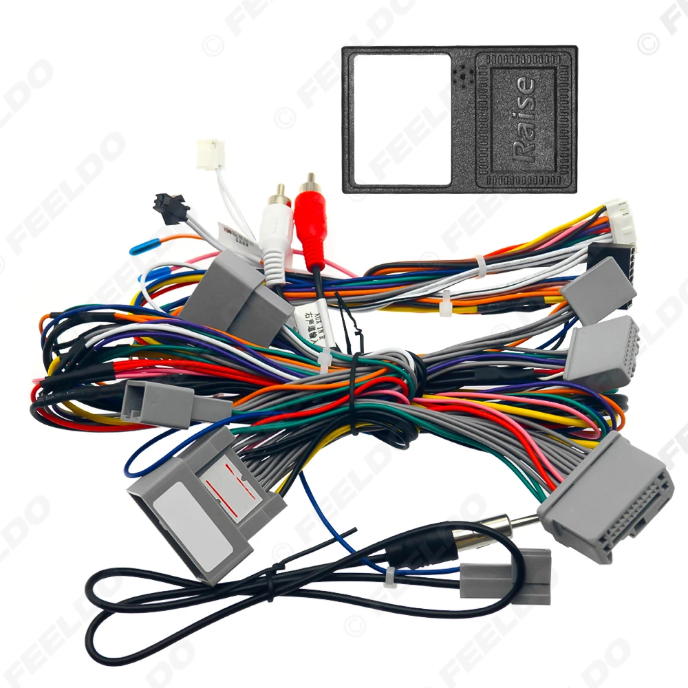 

FEELDO Car 16pin Power Cord Wiring Harness Adapter For Honda Odyssey 2009-2014 Installation Head Unit