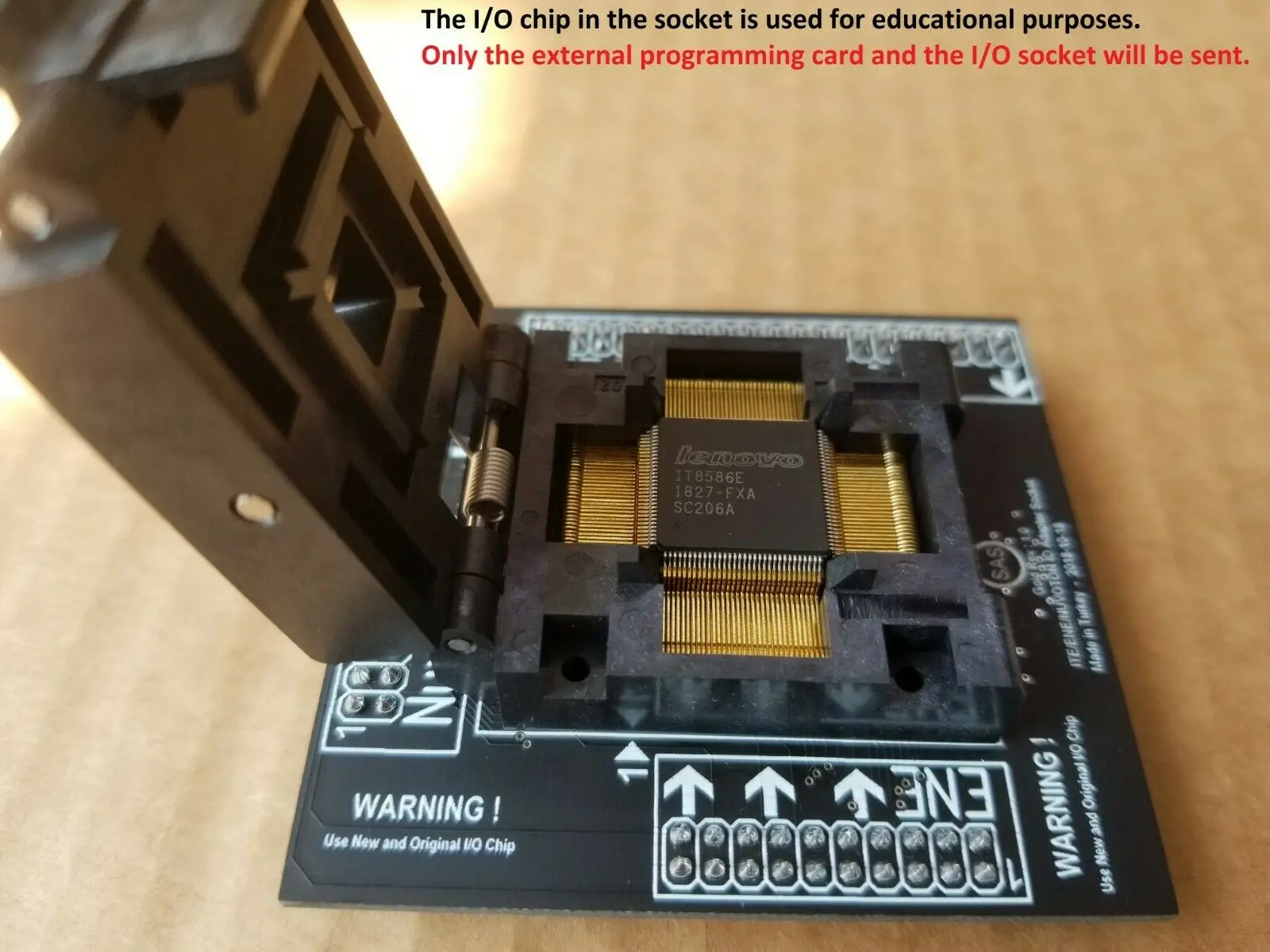 io programming adapter socket