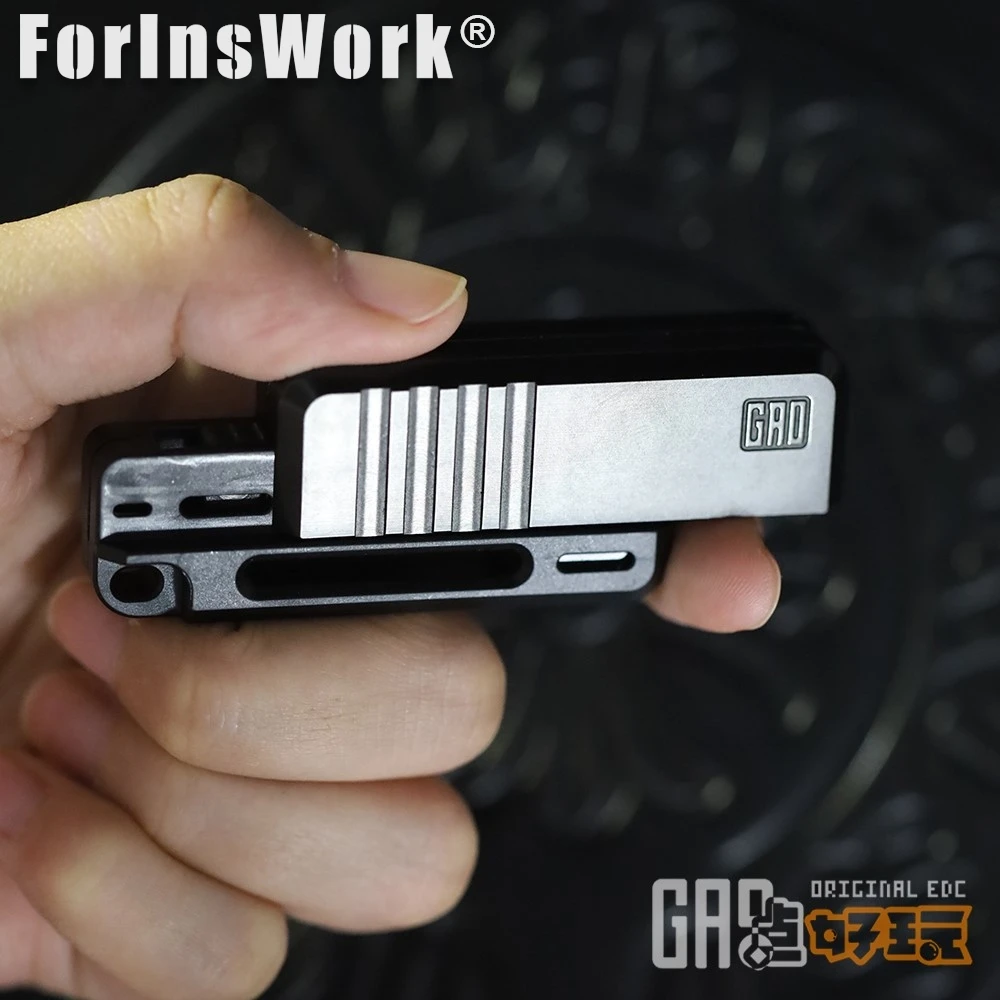 GAO Studio NEW RlFLE-5 Magnetic Mechanical Rebound Push Slider EDC Decompression Toys