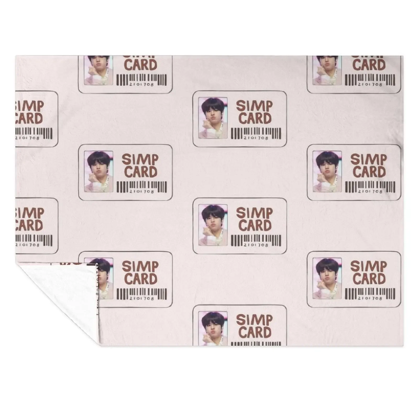 

seungmin simp card Throw Blanket Luxury Designer Soft Decorative Beds Cute Blankets