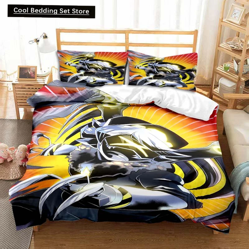 

Murder Drones Anime Bedding Set Duvet Cover Pillow Case Children's Bedroom Bed Three-piece Set Single Double King Bed Set Gift