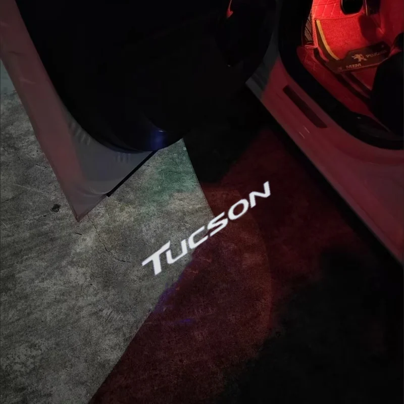 

2pcs Led Car Door Logo Light HD Laser Welcome Lamps Car Goods Accessories For Hyundai TucsonIoniq Kona Sonata ACCENT Projector