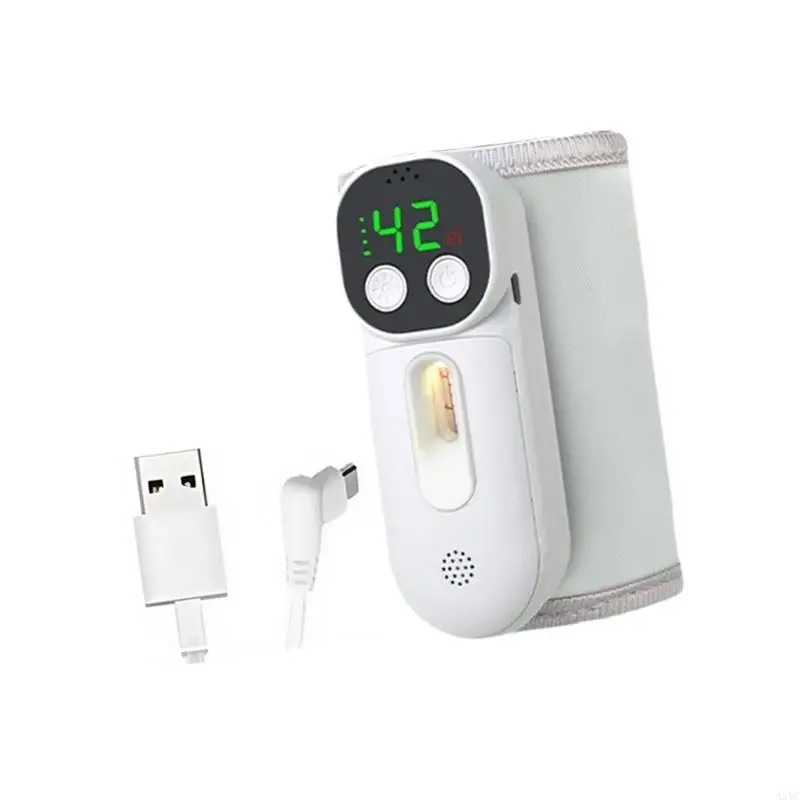 A5YC Du lịch thân thiện với trẻ sơ sinh Chai nóng 10000mAh Bảo vệ nhiệt ABS cách nhiệt Điều khiển bằng giọng nói ấm hơn