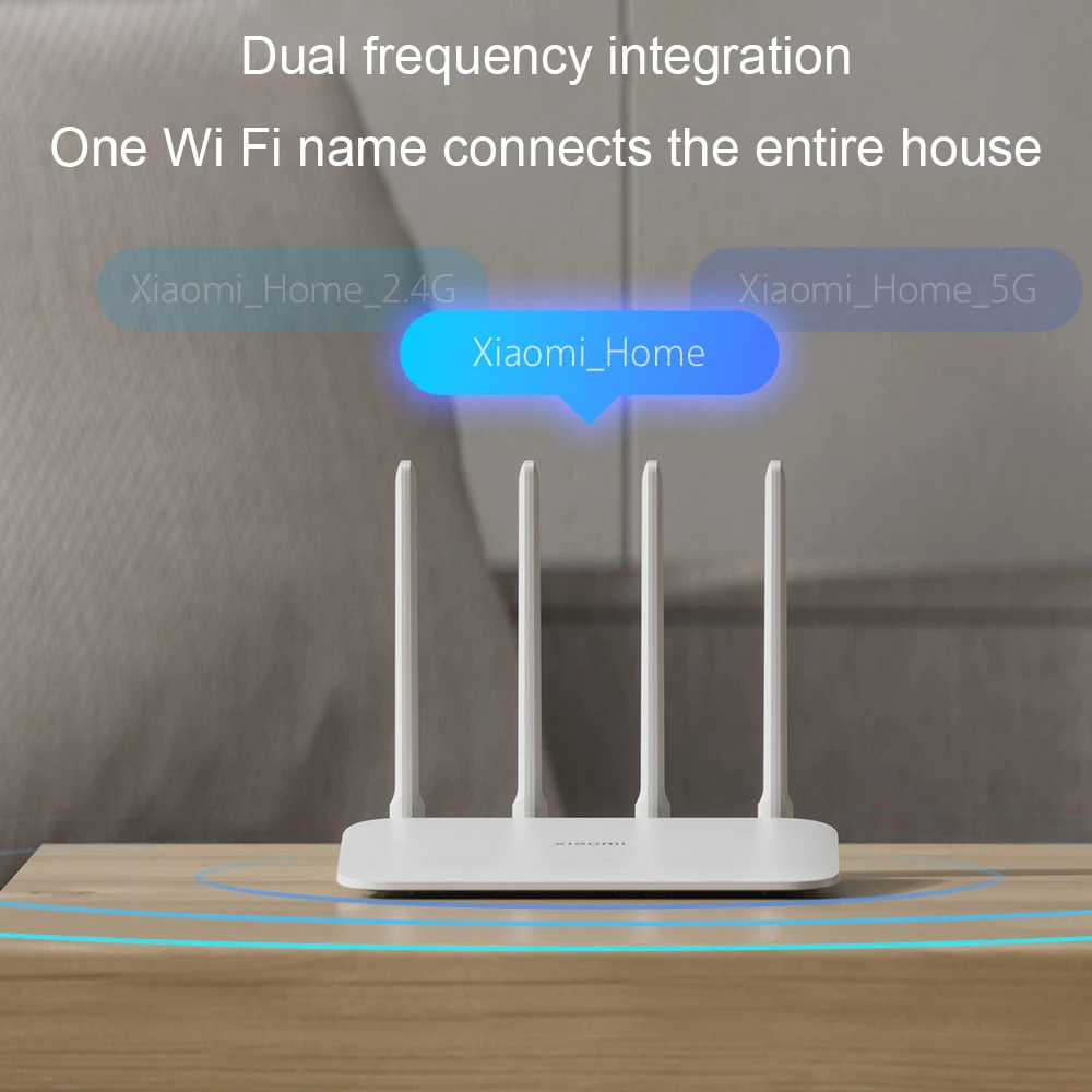 Xiaomi Mijia Router 4A Gigabit Version 2.4GHz 5GHz WiFi 1167Mbps Repeater 128MB High Gain 4 Antennas Network Extender MiHome APP