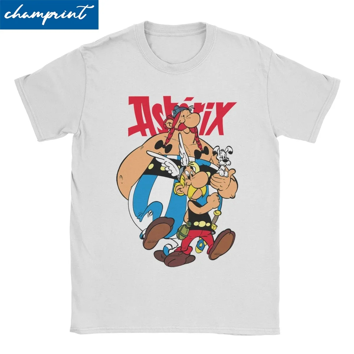 تي شيرت بياقة مستديرة للرجال والنساء ، مصنوع من القطن الخالص ، أكمام قصيرة ، كرتون ، دوجماتيكس ، لطيف