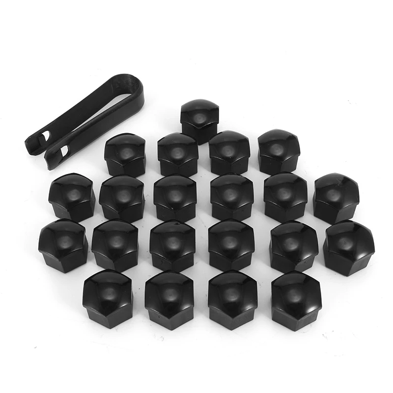 Tapas de tuercas de rueda de coche 20 piezas, cubiertas de protección de 17mm, cubierta de tornillo de cubo automático, tapa de tuerca de perno de neumático de coche, decoración de neumáticos para VW Golf MK4