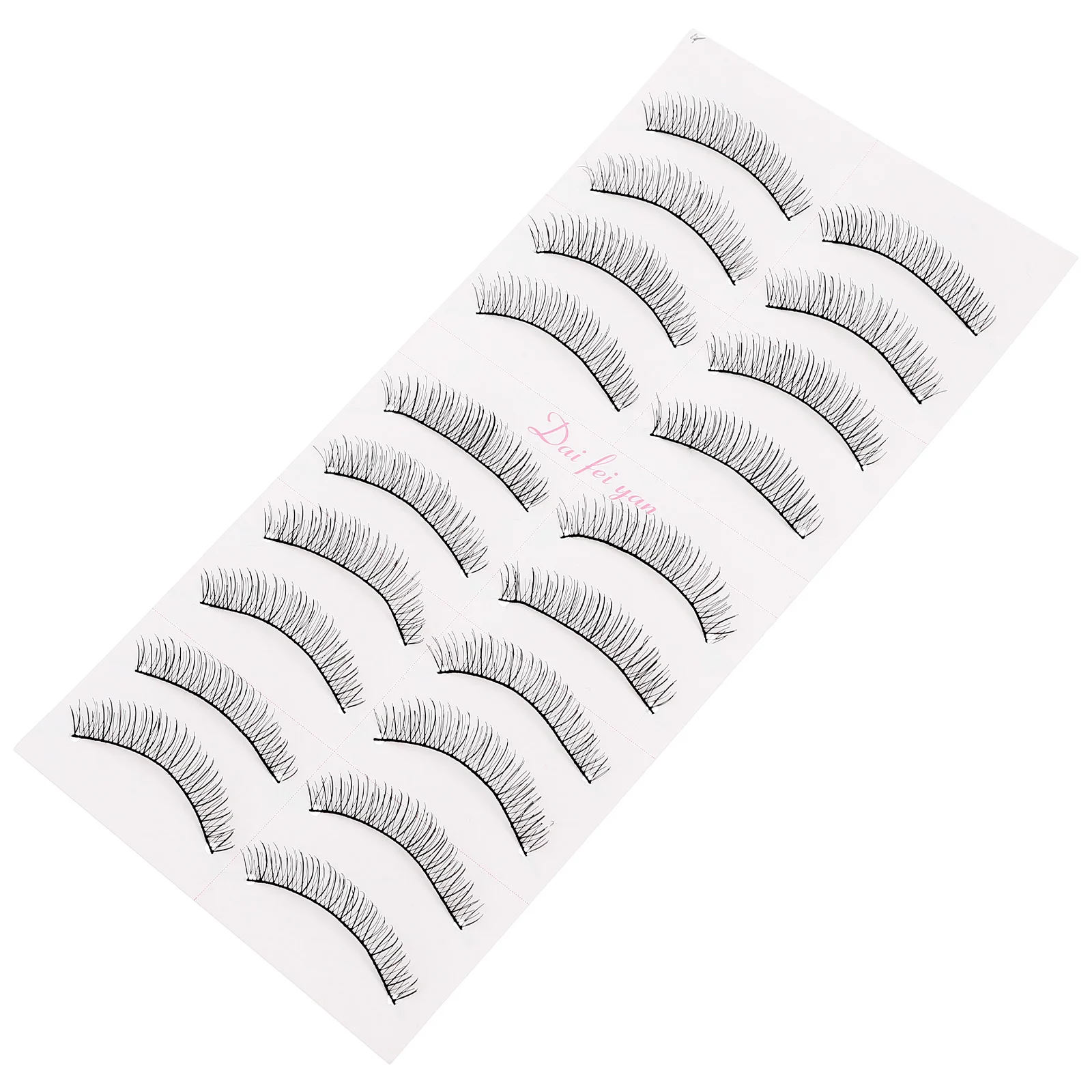 10 Pairs Fake Eyelashes False Magnetic Dancers Makeup for Lady Long Thick Parties