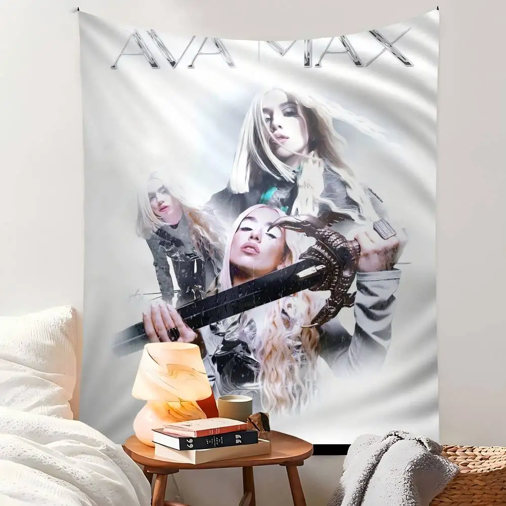 

Singer Ava Max Anime Tapestry Indian Buddha Wall Decoration Witchcraft Bohemian Hippie Wall Hanging Sheets
