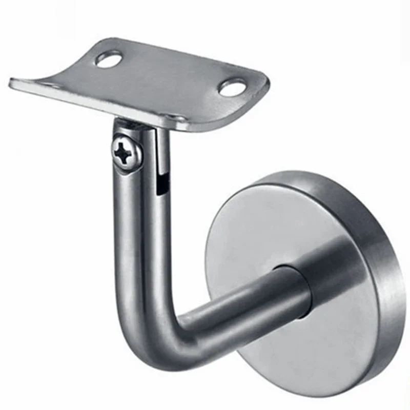 Handrail Bracket Wall Bracket Stainless Steel Glass Balustrade Stair Wall Mount Bracket Supports Hand Rail Hardware