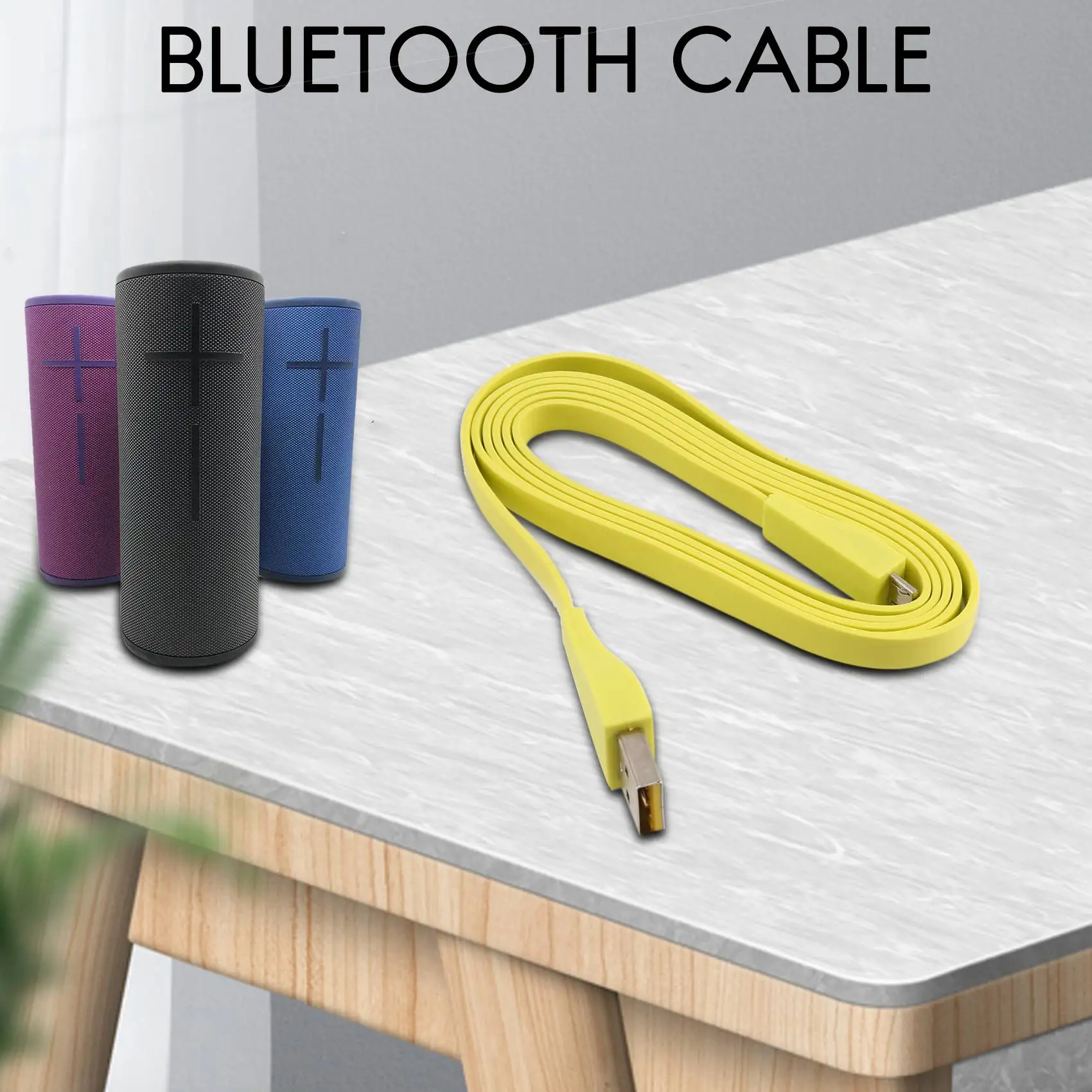 Adaptador de carregador de cabo de carregamento rápido USB para UE BOOM 2 /UE MEGABOOM /UE /UE ROLL 2 Alto-falante Bluetooth