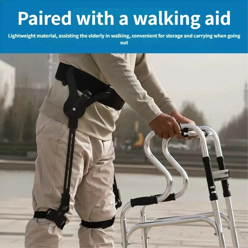 Customizable Exoskeleton-assisted walker Stroke hemiplegia rehabilitation Walking-assisted leg-lifting equipment Lower