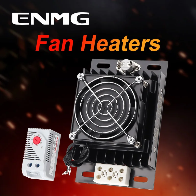 ENMG Distribution box air dehumidification thermostatic heater ptc fan heating module 220Vcabinet moisture proofing thermostatic