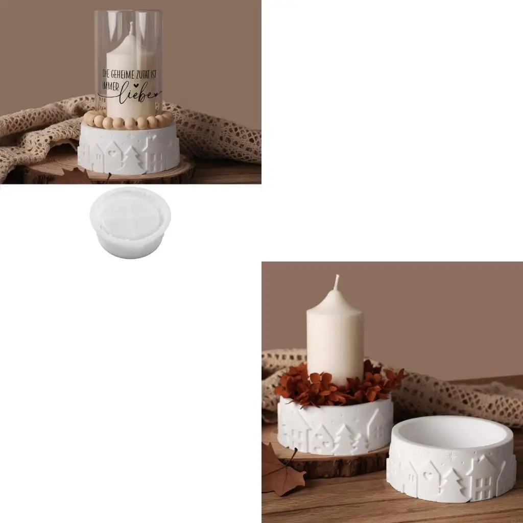 

Multipurpose House Keychains with Sturdy Silicone Materials Molds Portable for Themed Parties and Craft Projects