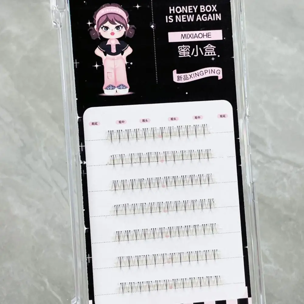 ขนตาล่างแบบติดเอง ขนตาปลอมแบบธรรมชาติ ไม่ต้องใช้กาว ขนตาปลอม ก้านใส ก้านกว้าง สวมใส่ได้รวดเร็ว